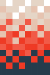 Abstract Pixel Pattern Background, Abstract Pixel Background with retro color theme.