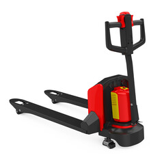 Naklejka premium Pallet Truck Isolated