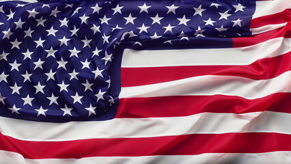 Obraz premium American Independence day background with american flag 