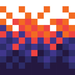 Abstract Pixel Pattern Background, Abstract Pixel Background with retro color theme.