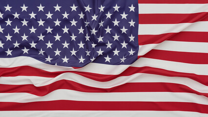 Obraz premium American Independence day background with american flag 