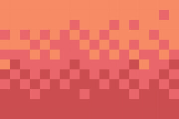 Abstract Pixel Pattern Background, Abstract Pixel Background with retro color theme.