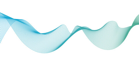 Abstract wave blend waves lines and technology background. Digital geometric transparent flowing smooth carve lines wave pattern background.	

