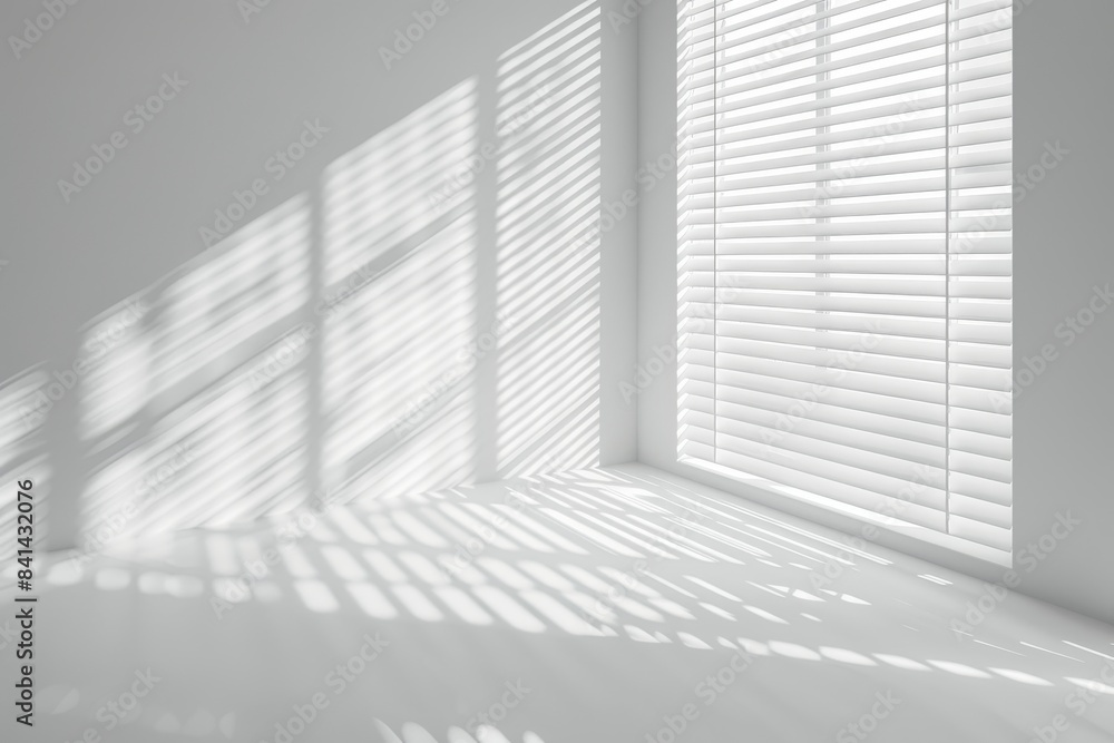 Poster it is a light empty wall in a room with a perspective. this is a minimalist interior background that