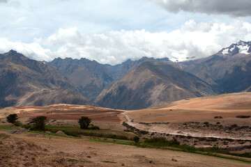 Scenic Landscape of Maras, Peru