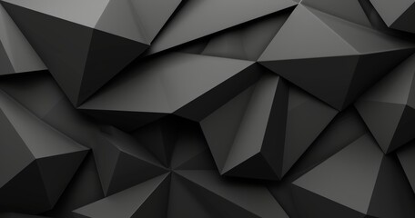 Obraz premium Polygonal abstract geometric background generated by artificial intelligence.