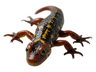 Obraz premium salamander isolated on transparent background