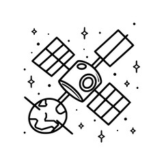 Satellite Single Icon