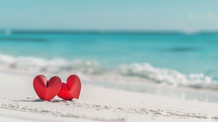 Fototapeta premium This is a beautiful Valentine's Day background created using artificial intelligence.