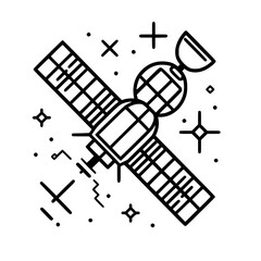 Satellite Single Icon
