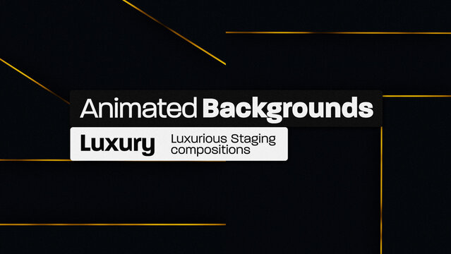 Luxury Gold Abstract Stage Animated Backgrounds 200 