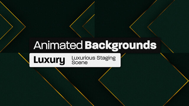 Luxury Gold Abstract Stage Animated Backgrounds 201 
