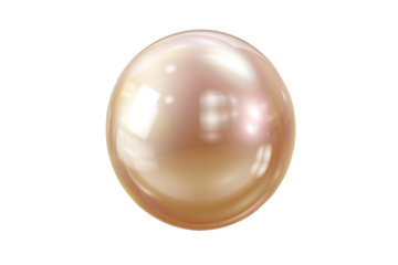 pearl isolated on transparent background