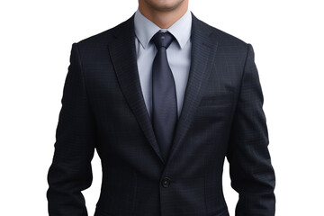 person in a suit isolated on transparent background