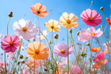 Colorful Spring flowers