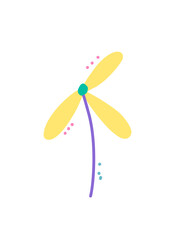 Illustration art design floral sign symbol drawing painting