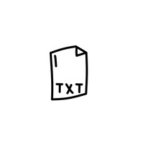 Hand drawn file types