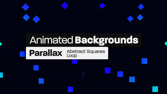 Parallax Abstract Squares Animated Backgrounds 141 