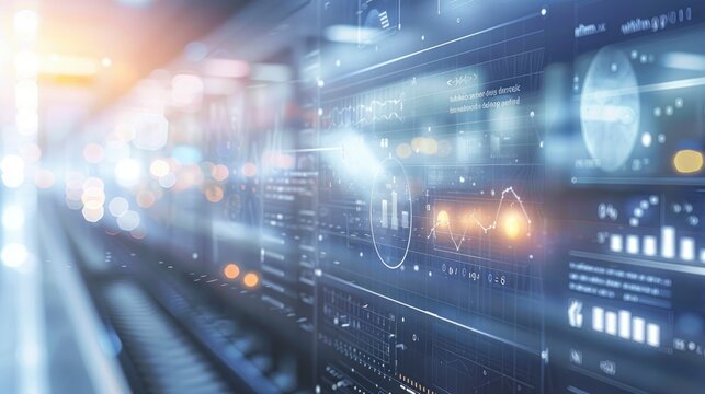  High-speed train with a digital interface