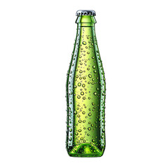 bottle of beer isolated