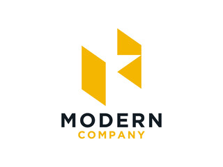 Letter H logo design template.