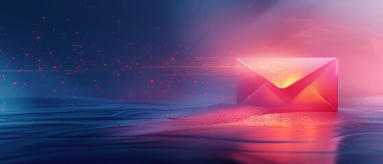 Email Template Header with a Glowing Gradient to Boost Reader Engagement Stunning Design