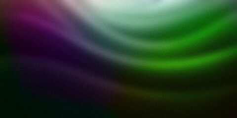 Fototapeta premium Dynamic abstract gradient background with vibrant hues of green, purple, and white. Perfect for enhancing digital art, presentations, and creative projects