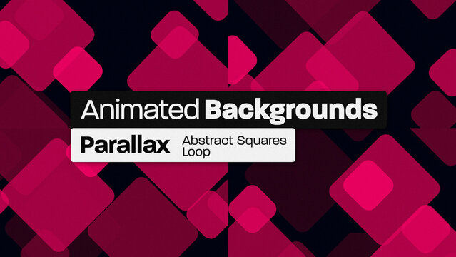 Parallax Abstract Squares Animated Backgrounds 152