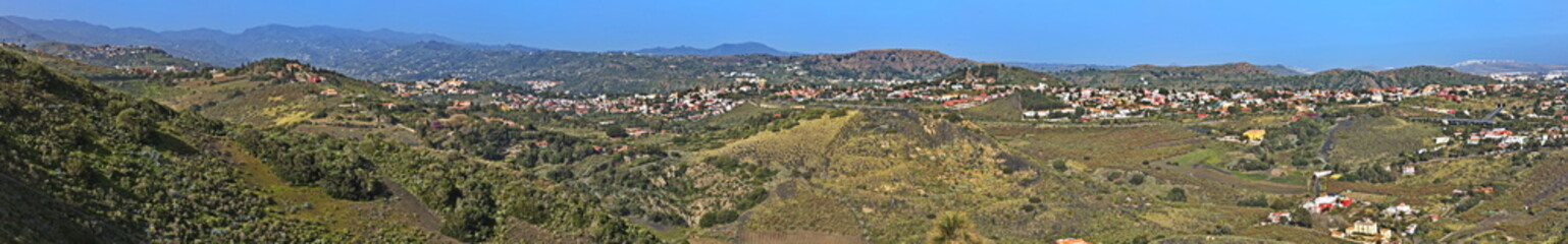 Obraz premium View from Pico de Bandama on Gran Canaria,Canary Islands,Spain,Europe 