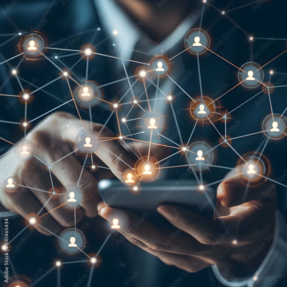 Poster secure digital communication and networking in a collaborative business environment