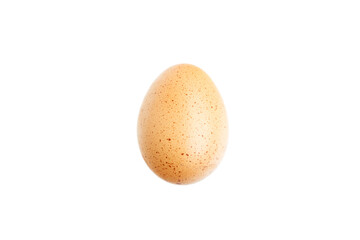 Chicken egg isolated on white background, Raw food, Food ingredient