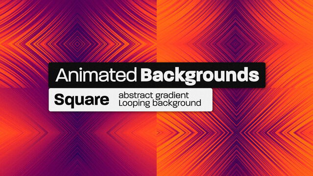 Square Abstract Gradient Animated Backgrounds 196