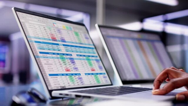 Calculating electronic medical accounts and codes in a black office using a spreadsheet