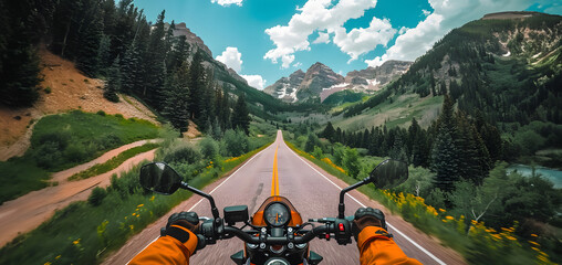 Speed and Freedom: A Motorcycle Adventure Through American Hills