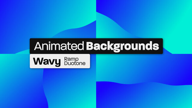 Wavy Ramp Duotone Animated Backgrounds 001