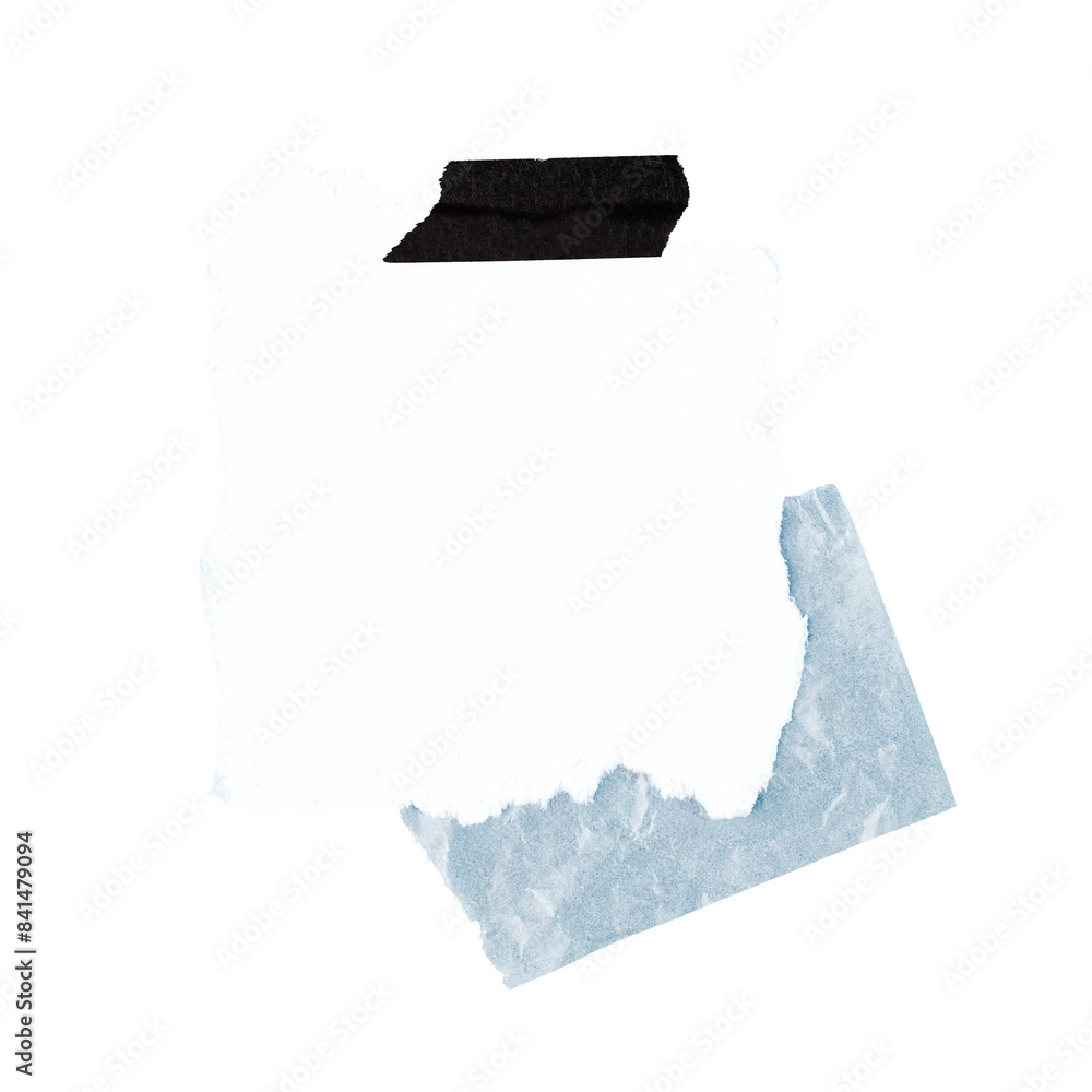 Poster Png ripped paper note sticker, transparent background