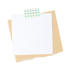 Sticky note png sticker, cute stationery design, transparent background