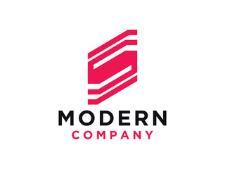 Letter S logo design template.