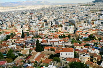 Greece, Athens, Cityscape from Acropolis