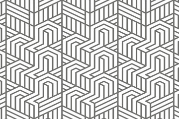 Gray interlacement stylish pattern design element