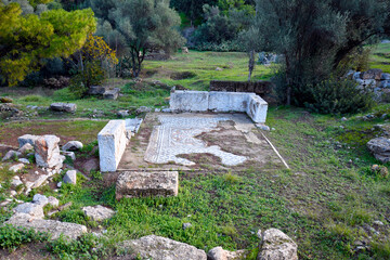 Greece, Athens, Mosaic