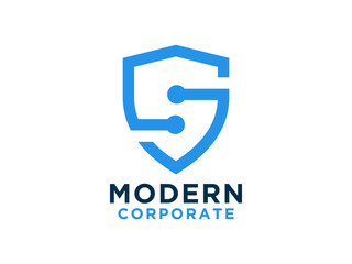 Letter S logo design template.