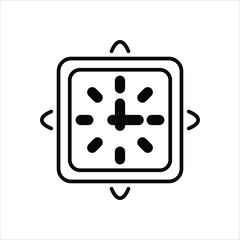 Clock vector icon
