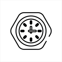 Wall Clock vector icon