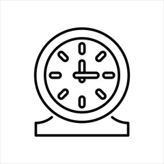 Clock vector icon