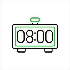 Digital Clock vector icon