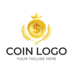 Money bag flat vector icon or logo with dollar logo, for business icon, and payment
