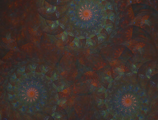 Imaginatory fractal abstract background Image