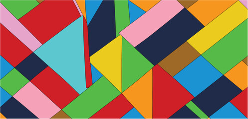 Abstract colorful vector background representing diversity and inclusion in society