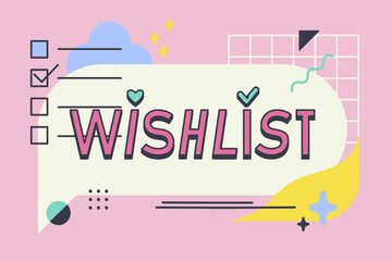 Wishlist lettering